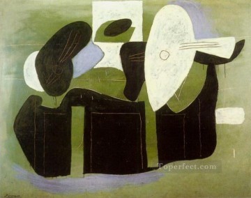 抽象的かつ装飾的 Painting - 音楽テーブルの楽器 1926 キュビズム